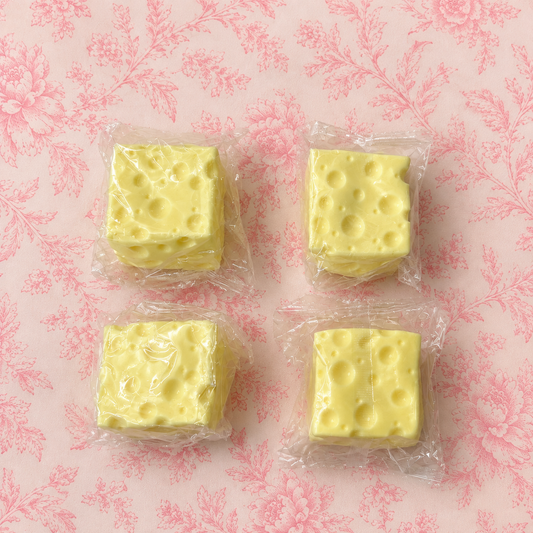 Cheese Cube - Vaseline Style Squishy