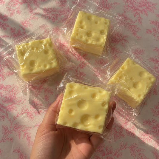 Cheese Cube - Vaseline Style Squishy